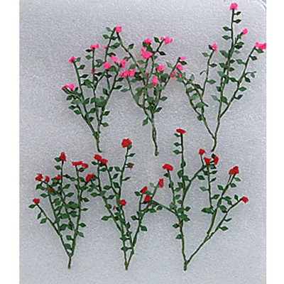 JTT Scenery Products Rose Bushes: 2-1/2" 6.4cm (6pc) #95540