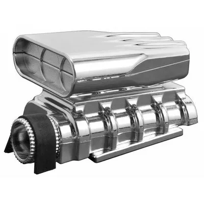 RPM Mock Intake & Blower Set - Chrome