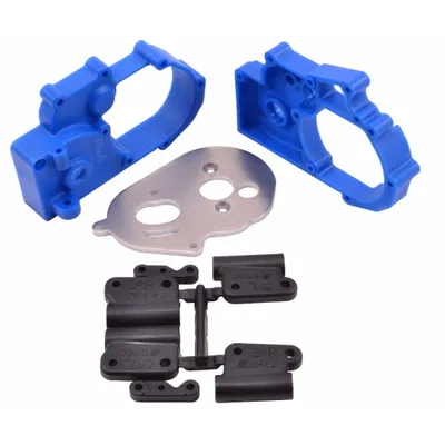 RPM Hybrid Gearbox Housing & Rear Mount Kit - Blue