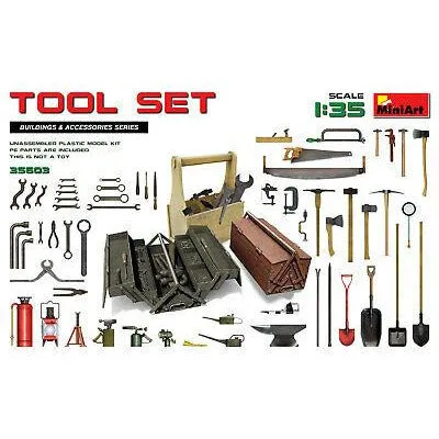 Tool Set #35603 1/35 Detail Kit by MiniArt
