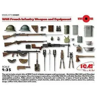 ICM-35681 1/35 WW 1 French Infantry Weapon and Equipment