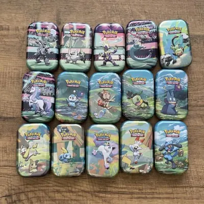 Pokemon Mini Tin (2 boosters, 1 coin, Art Card)