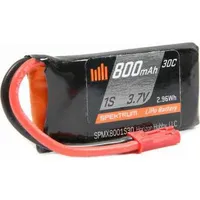 Spektrum JST 800mAh 1S 3.7V 30C LiPo Battery SPMX8001S30