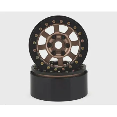 SSD00180 Assassin 1.9 Beadlock Crawler Wheels (Bronze) (2)