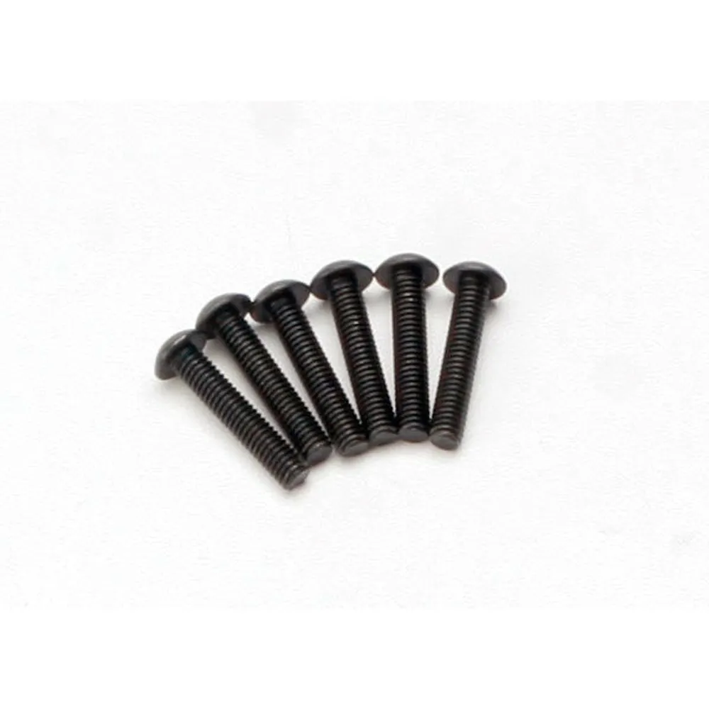 TRA2589 4x20mm Button Head Machine Screws (6)