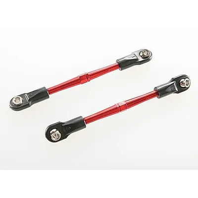 TRA3139X 59mm Aluminum Turnbuckle Toe Link - Red (2)