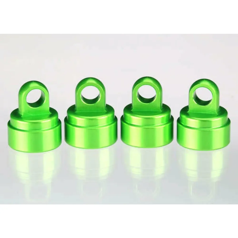 TRA3767GAluminum Ultra Shock Cap - Green (4 pcs)