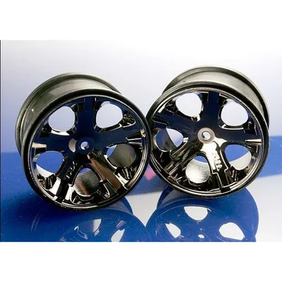 TRA3772A Wheels, All-Star 2.8" - Black Chrome (Electric Rear)