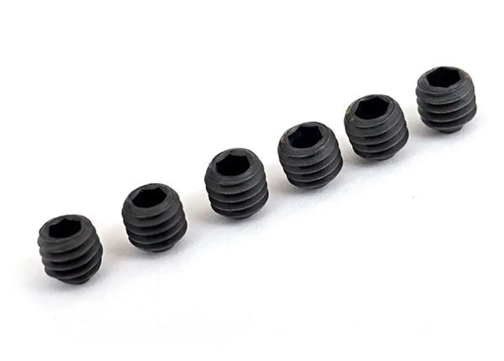 Traxxas 4mm Set Screws w/Heavy Duty Threadlock (6) - TRA4897X