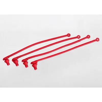 Traxxas Body Clip Retainer Red Spartan (4) TRA5752