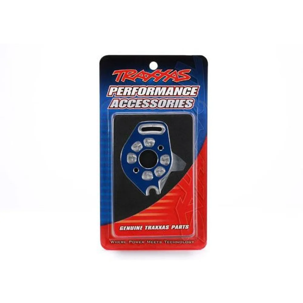 Traxxas Aluminum Motor Plate (Blue) TRA6890X