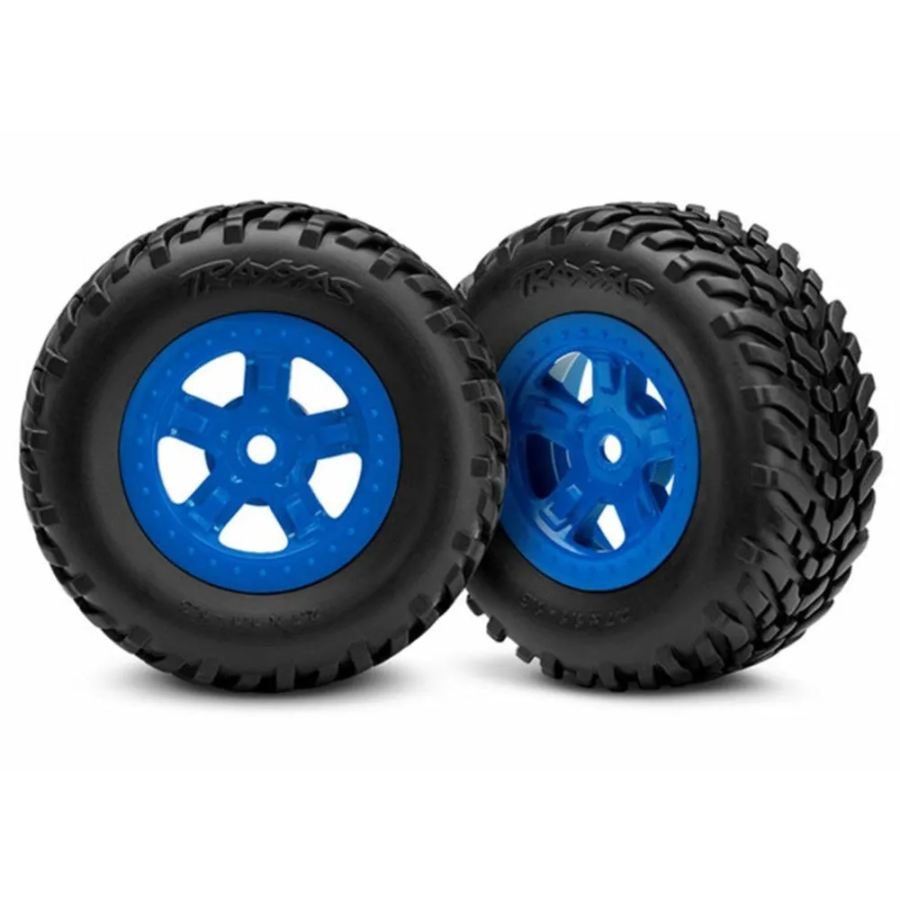 LaTrax Tires and wheels, assembled, glued - TRA7674