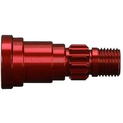 Traxxas Stub Axle, Aluminum (Red-Anodized) (1) (Use Only With #7750X Driveshaft) TRA7768R