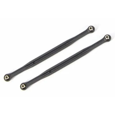 TRA7897 toe links, 202.5mm (187.5mm center to center) (Black) (2)