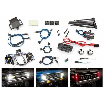 Traxxas LED light set, complete with power supply - TRA8090