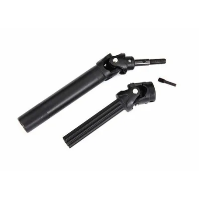 Traxxas Driveshaft assembly, front or rear, Maxx Duty (1) (left or right) (fully assembled, ready to install)/ screw pin (1) (for use with #8995 WideMaxx suspension kit) TRA8996