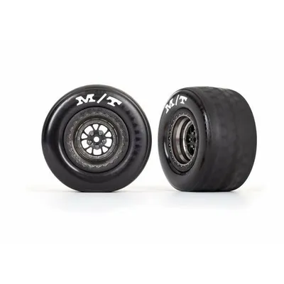 TRA9475A Tires & Wheels, Assembled (Satin Black Chrome Wheels) (R) (2)