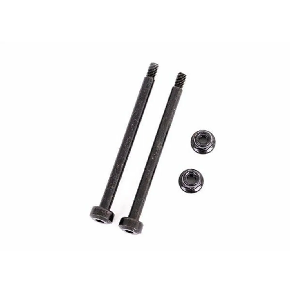 TRA9542 Suspension pins, outer, front, 3.5x48.2mm (hardened steel) (2)/ M3x0.5mm NL, flanged (2)