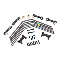 TRA9595 Sway bar kit, Sledge (front and rear) (includes front and rear sway bars and linkage)