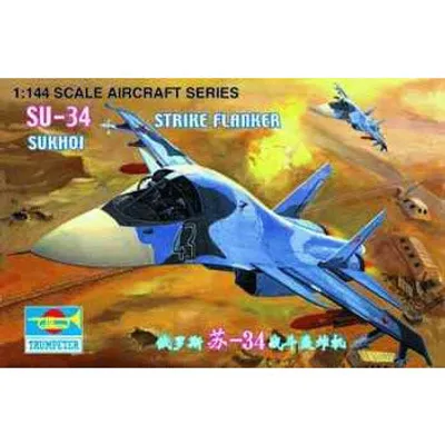 SU-34 Strike Flanker 1/144 #01329 by Trumpeter