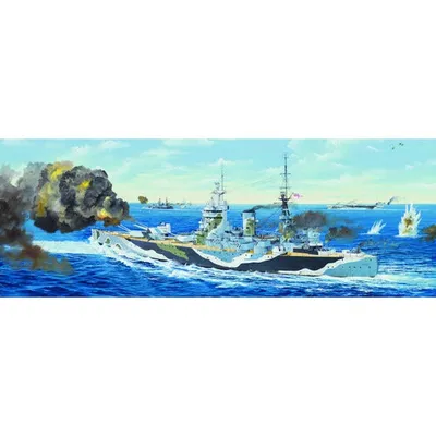 HMS Rodney1/200 Model Ship Kit #3709 by Trumpeter