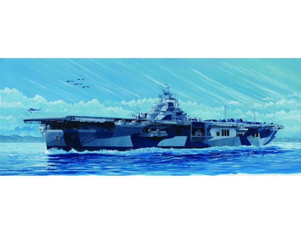 USS Franklin CV-13 1/700 #05730 by Trumpeter