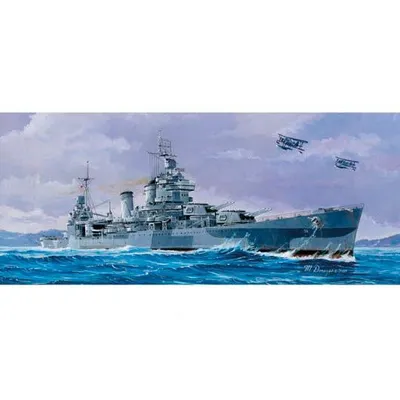 USS San Francisco CA-38 Cruiser 1944 1/700 Model Ship Kit #05747 by Trumpeter