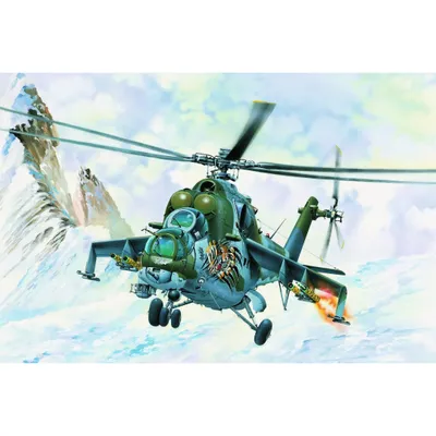Mi-24V Hind-E 1/48 #05812 by Trumpeter