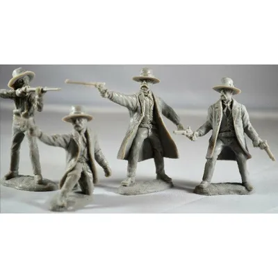 1/32 Tombstone Set 1: The Gunfighters Figure Playset (4)