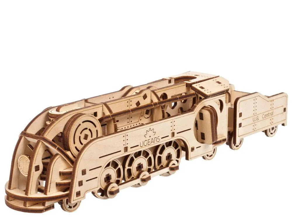 UGears Mini Locomotive - 172 Pieces