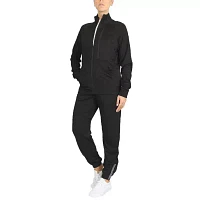 Women’s  Moisture Wicking Performance Active Track Jacket & Jogger 2-Piece Set