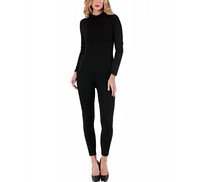 Mock neck full body jumpsuit