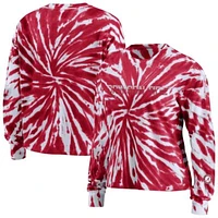 Alabama Crimson Tide NCAA WEAR By Erin Andrews Tie-Dye Long Sleeve T-Shirt