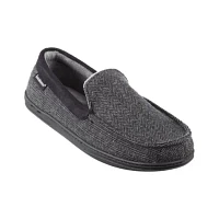 isotoner Men's Memory Foam Logan Microsuede Hoodback Slippers