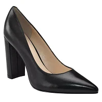 Abilene Block Heel Pointy Toe Dress Pumps