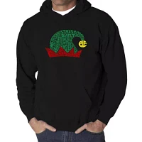 Men's Word Art Hooded Sweatshirt  - Christmas Elf Hat