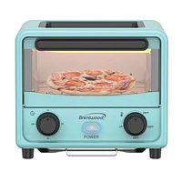 500-Watt Stainless Steel Mini Toaster Oven