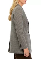 Women's Long Sleeve One Button Jacket