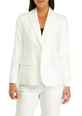 Women's Cotton One Button Suit Separate Jacket