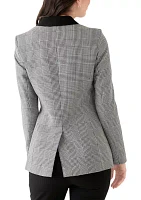 Women's Six Button Houndstooth Jacket