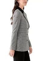 Women's Six Button Houndstooth Jacket