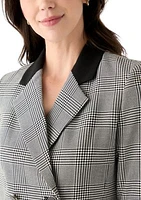 Women's Six Button Houndstooth Jacket