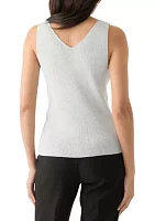 Women's Sleeveless V-Neck Sweater