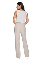 Women's Herringbone Wide Leg Pants