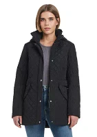 Women's Mix Detail Quilted Jacket