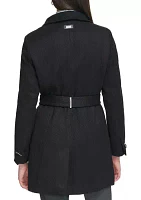 Women's Wing Collar Wrap Coat