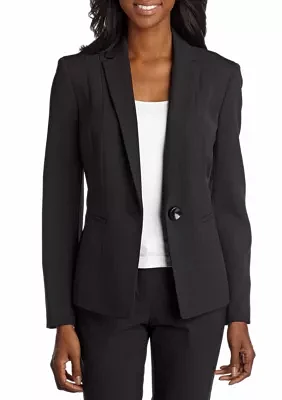 Women's Stretch Crepe One Button Jacket