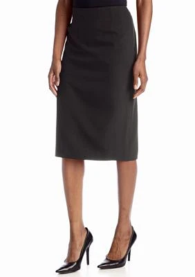 Women's Stretch Crepe Skimmer Skirt