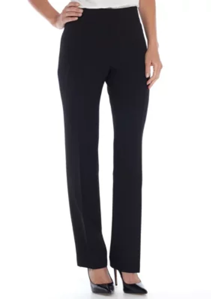 Women's Stretch Crepe Slim Leg Pants