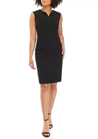 Sheath Dress with Cutout